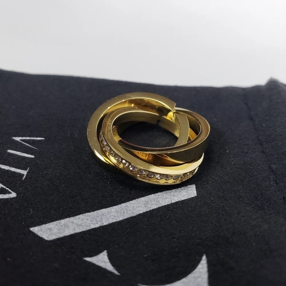 Vita Fede Cassio Pave Stackable Rings - Picture 5 of 9